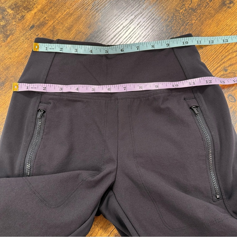 Athleta Headlands Hybrid Tight Moto Pants, Black, 0 - Picture 11 of 16